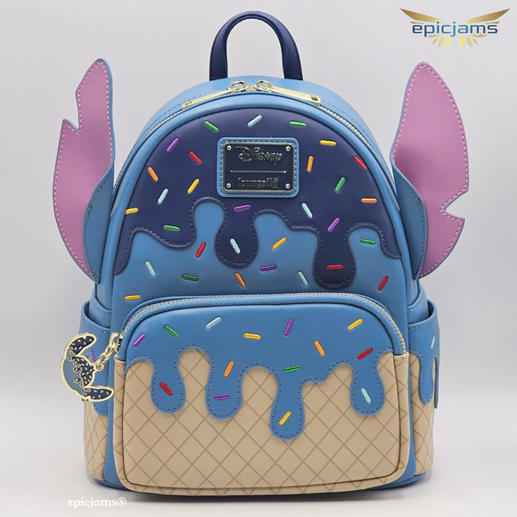 Loungefly Handbags - Loungefly Disney Lilo & Stitch Ice Cream Figural Cosplay Mini Backpack New
